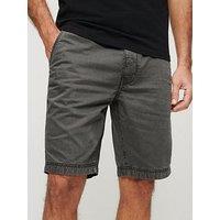 Superdry Vintage Chino Shorts - Dark Grey