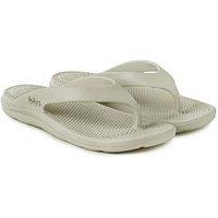 Totes Solbounce With Toe Post Sandals - Stone