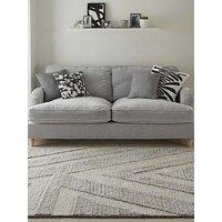 Very Home Arrow Wool Rug - Grey