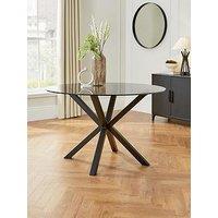 Very Home Chopstick 120 Cm Round Dining Table - Black