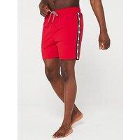 Dkny Cayman Tape Swimshorts - Red