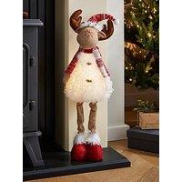 Very Home 26 Inch Standing Reindeer With Light Up Tummy Christmas Decoration