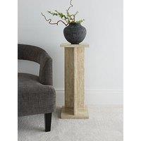 Very Home Bloc Stone Effect Pedestal Table - Fsc Certified