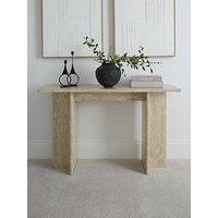 Very Home Bloc Stone Effect Console Table - Fsc Certified