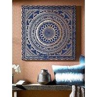Art For The Home Embellished Ink Print On Fabric Wall Art