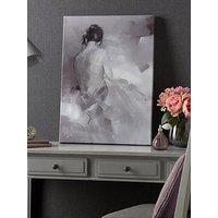 Art For The Home Rosie Canvas With Handpaint Detail