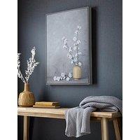 Art For The Home Cotton Flower Sprigs Framed Canvas