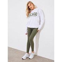 In The Style Contour High Waist Legging - Green