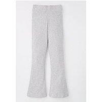 The Very Collection Girls Grey Ribbed Flare