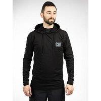 Cat Hooded Long Sleeve Hooded T-Shirt - Black