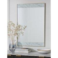 Very Home Marble/Brass Wall Mirror 91X61Cm