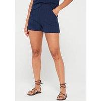 V By Very Jacquard Short - Navy