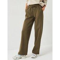 Everyday Wide Leg Jogger - Green