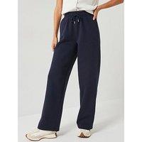 Everyday Wide Leg Jogger - Blue