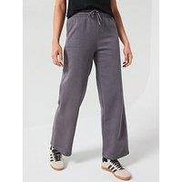 Everyday Wide Leg Jogger - Grey