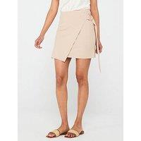 V By Very Wrap Over Mini Skirt