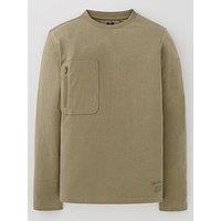 V By Very Boys Longsleeve Pocket T Shirt - Khaki