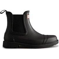 Hunter Womens Commando Chelsea Wellington Boot - Black