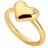 Hot Diamonds Hd X Jj Desire Ring - Gold Plated