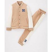 Mini V By Very Mini V By Veryboys Baseball Jacket And Jogger Set - Multi