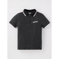 Mini V By Very Boys Longsleeve Tipped Polo - Multi