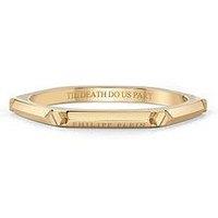 Philipp Plein Cuff Gent Ip Yellow Gold Bangle Bracelet L