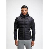 Zavetti Canada Calini Hybrid Padded Coat - Jet Black