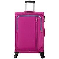 American Tourister Sea Seeker Spinner 68 Medium Soft Suitcase - Deep Fuschia