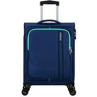 American Tourister Sea Seeker Spinner 55 Cabin Soft Suitcase (Deep Blue)