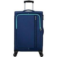 American Tourister Sea Seeker Spinner 68 Medium Soft Suitcase - Deep Blue