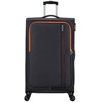 American Tourister Sea Seeker Spinner 80 Large Soft Suitcase - Black