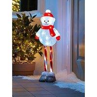 Very Home Snowman With Stripey Legs Outdoor Christmas Light