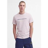 Barbour International Motored Chest Logo T-Shirt - Light Pink