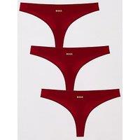 Boss 3 Pack Micro Thong Giftset - Red