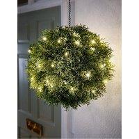 Very Home Pre Lit Conifer Hanging Ball Outdoor Christmas Decoration