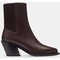 Coach Prestyn Leather Booties - Brown