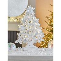 Very Home 36 Cm Snowflake Light Up Christmas Tree