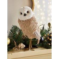 Very Home Gold Wing Owl Christmas Decoration