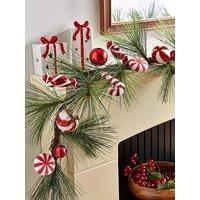 Very Home Candy Cane 6Ft Christmas Garland