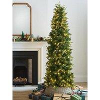 Very Home 6Ft Newburgh Mixed Tips Slim Pre Lit Christmas Tree