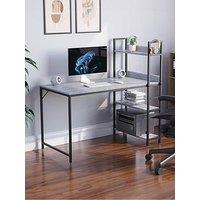 Vida Designs Brooklyn Desk With 3 Shelves