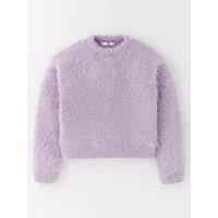 V By Very Girls Purple Fluffy Jumper