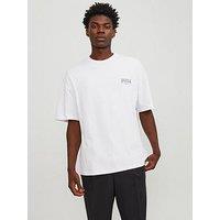 Jack & Jones Jack & Jones Originals Backhit Graphic Oversized T-Shirt - White