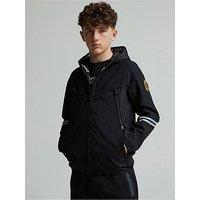 Zavetti Canada Junior Boys Vamaretta Windbreaker Jacket - Black