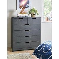 Very Home Aspen 4 + 2 Drawer Chest - Dark Grey