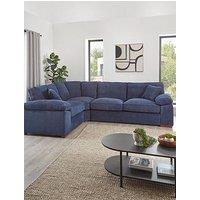 Very Home Parker Fabric Left Hand Corner Group Sofa