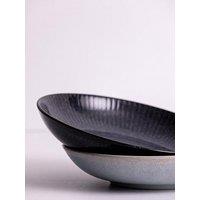 Mason Cash Reactive Linear Set Of 4 Pasta Bowls &Ndash; Black
