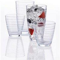 Ravenhead Essentials Set Of 4 Swirl Mixer Glasses