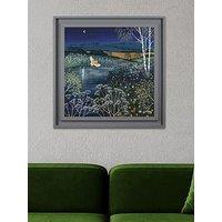 The Art Group Over Moonlit Pool By Jo Grundy Framed Art Print