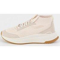 Boss Evo Knitted Trainers - Beige